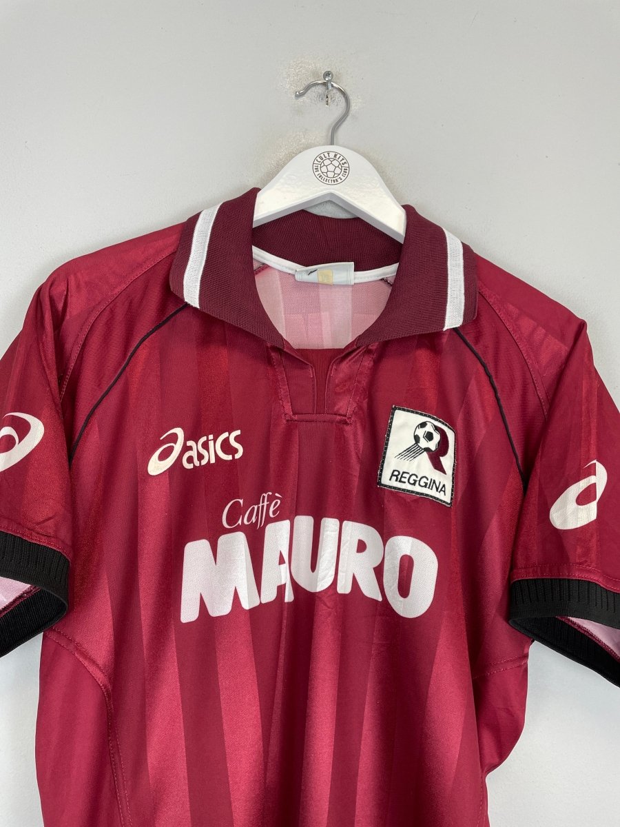 2002/03 REGGINA NAKAMURA 10 HOME SHIRT (M) ASICS - Cult Kits - Medium - Buy Vintage Football Shirts, Authentic Retro Football Shirts For Sale, Classic Football Shirts & Soccer Jersey