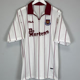 2002/03 WEST HAM AWAY SHIRT (XL) FILA - Cult Kits - XL - Buy Vintage Football Shirts, Authentic Retro Football Shirts For Sale, Classic Football Shirts & Soccer Jersey