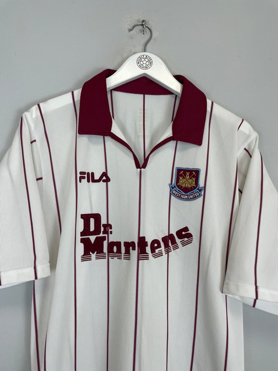 2002/03 WEST HAM AWAY SHIRT (XL) FILA - Cult Kits - XL - Buy Vintage Football Shirts, Authentic Retro Football Shirts For Sale, Classic Football Shirts & Soccer Jersey