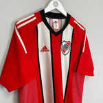 2002/04 RIVER PLATE HOME SHIRT (M) ADIDAS - Cult Kits - Medium - Buy Vintage Football Shirts, Authentic Retro Football Shirts For Sale, Classic Football Shirts & Soccer Jersey