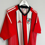 2002/04 RIVER PLATE HOME SHIRT (M) ADIDAS - Cult Kits - Medium - Buy Vintage Football Shirts, Authentic Retro Football Shirts For Sale, Classic Football Shirts & Soccer Jersey