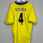 2003/04 ARSENAL VIEIRA 4 AWAY SHIRT (XL) NIKE - Cult Kits - XL - Buy Vintage Football Shirts, Authentic Retro Football Shirts For Sale, Classic Football Shirts & Soccer Jersey
