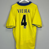 2003/04 ARSENAL VIEIRA 4 AWAY SHIRT (XL) NIKE - Cult Kits - XL - Buy Vintage Football Shirts, Authentic Retro Football Shirts For Sale, Classic Football Shirts & Soccer Jersey