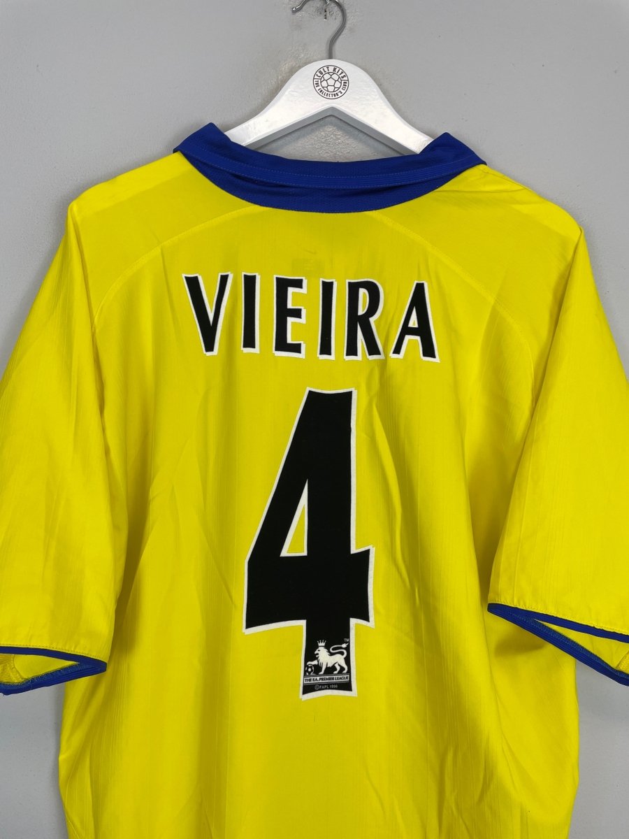 2003/04 ARSENAL VIEIRA 4 AWAY SHIRT (XL) NIKE - Cult Kits - XL - Buy Vintage Football Shirts, Authentic Retro Football Shirts For Sale, Classic Football Shirts & Soccer Jersey