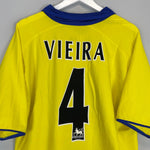 2003/04 ARSENAL VIEIRA 4 AWAY SHIRT (XL) NIKE - Cult Kits - XL - Buy Vintage Football Shirts, Authentic Retro Football Shirts For Sale, Classic Football Shirts & Soccer Jersey
