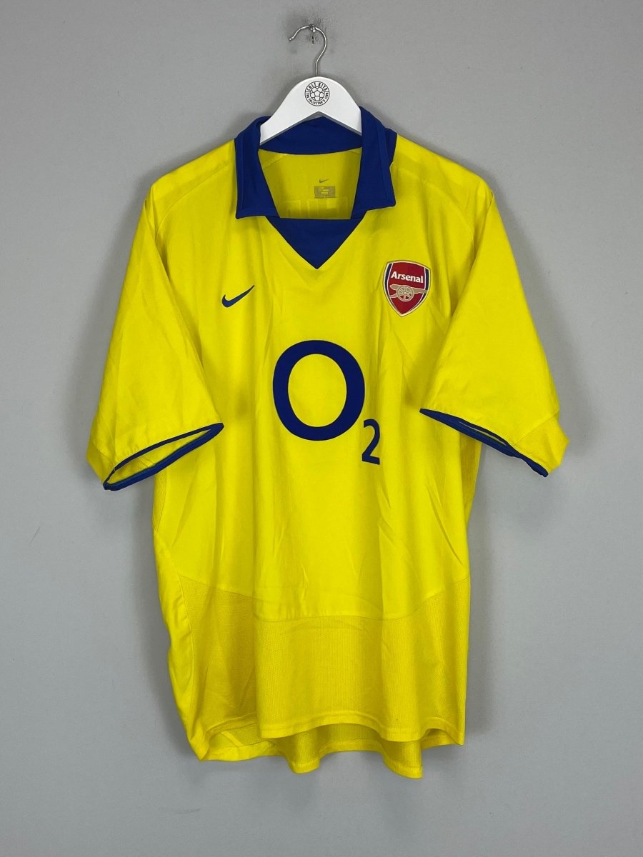 2003/04 ARSENAL VIEIRA 4 AWAY SHIRT (XL) NIKE - Cult Kits - XL - Buy Vintage Football Shirts, Authentic Retro Football Shirts For Sale, Classic Football Shirts & Soccer Jersey