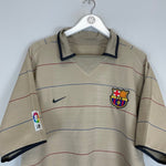 2003/04 BARCELONA RONALDINHO 10 AWAY SHIRT (XL) NIKE - Cult Kits - XL - Buy Vintage Football Shirts, Authentic Retro Football Shirts For Sale, Classic Football Shirts & Soccer Jersey