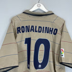 2003/04 BARCELONA RONALDINHO 10 AWAY SHIRT (XL) NIKE - Cult Kits - XL - Buy Vintage Football Shirts, Authentic Retro Football Shirts For Sale, Classic Football Shirts & Soccer Jersey