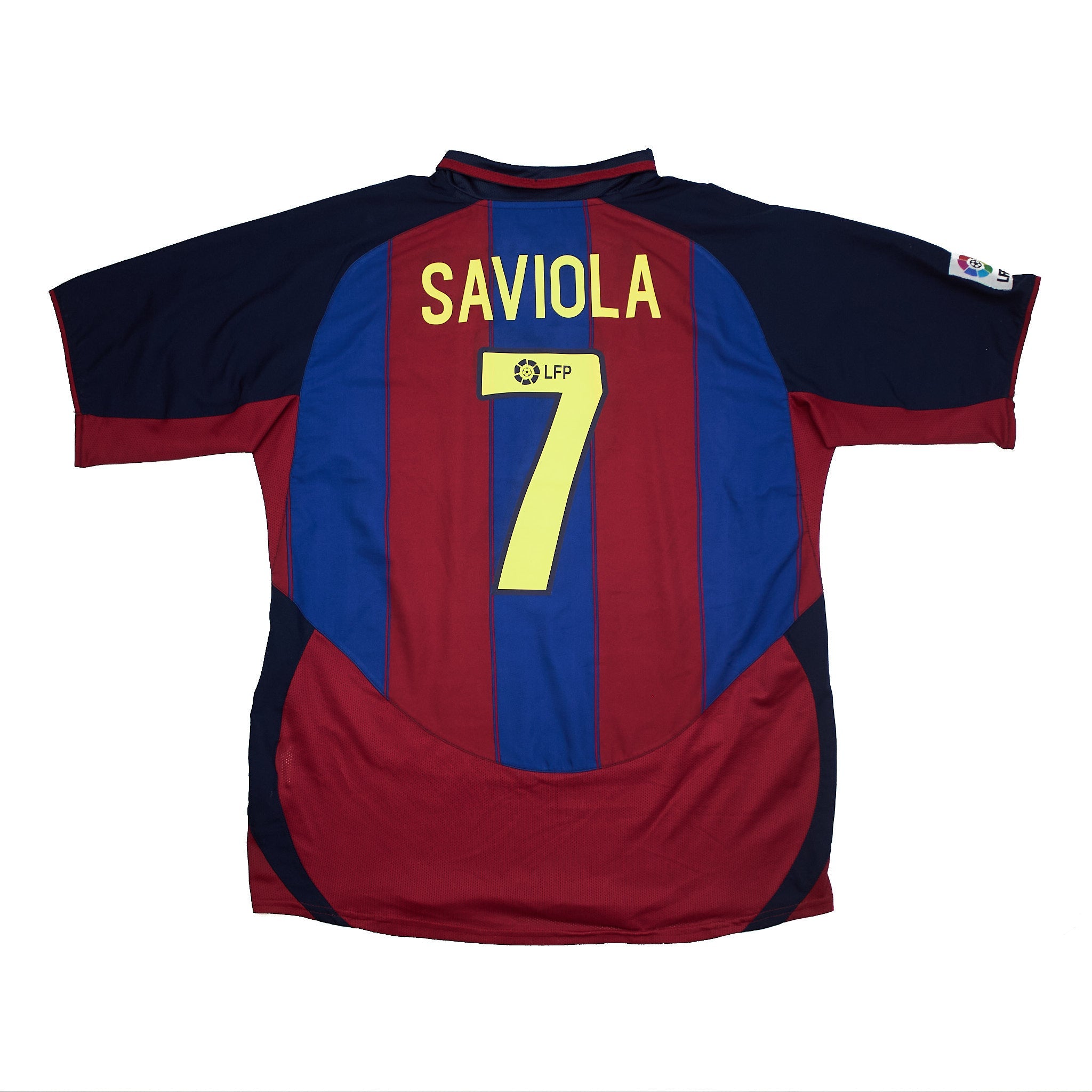 2003/04 Barcelona Saviola #7 Home Shirt (L) Nike – Cult Kits