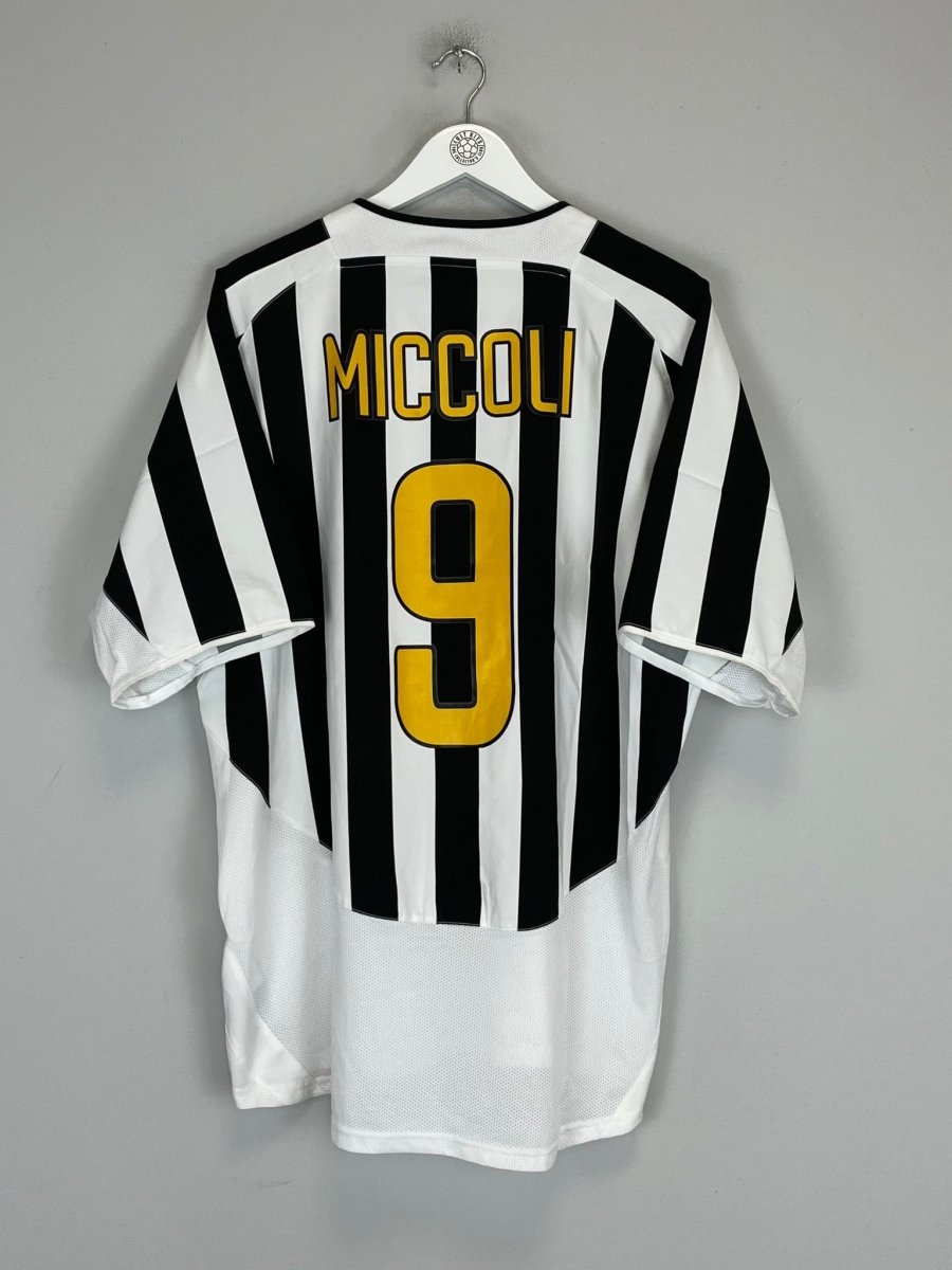 2003/04 JUVENTUS MICCOLI 9 HOME SHIRT (XL) NIKE - Cult Kits - XL - Buy Vintage Football Shirts, Authentic Retro Football Shirts For Sale, Classic Football Shirts & Soccer Jersey