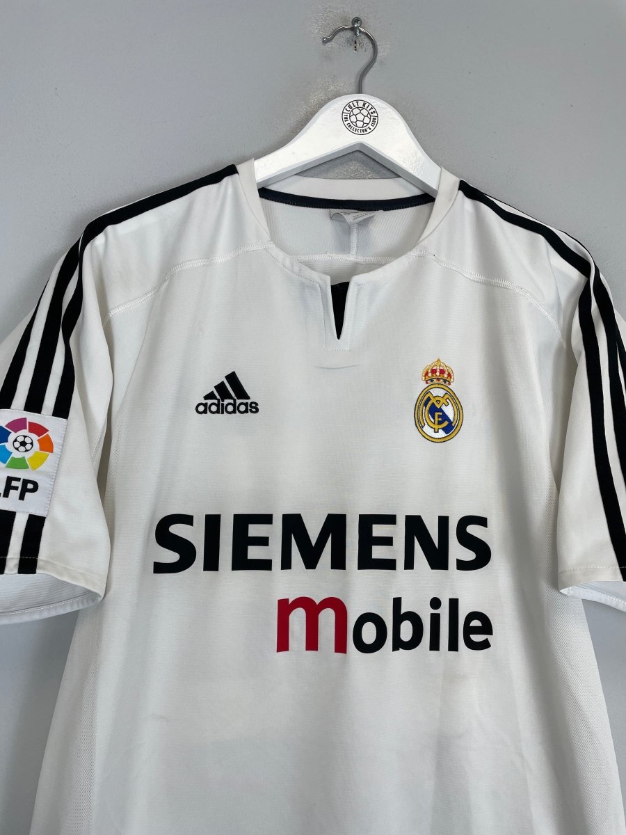 2003/04 REAL MADRID BECKHAM 23 *CHINESE TOUR* HOME SHIRT (M) ADIDAS - Cult Kits - Medium - Buy Vintage Football Shirts, Authentic Retro Football Shirts For Sale, Classic Football Shirts & Soccer Jersey