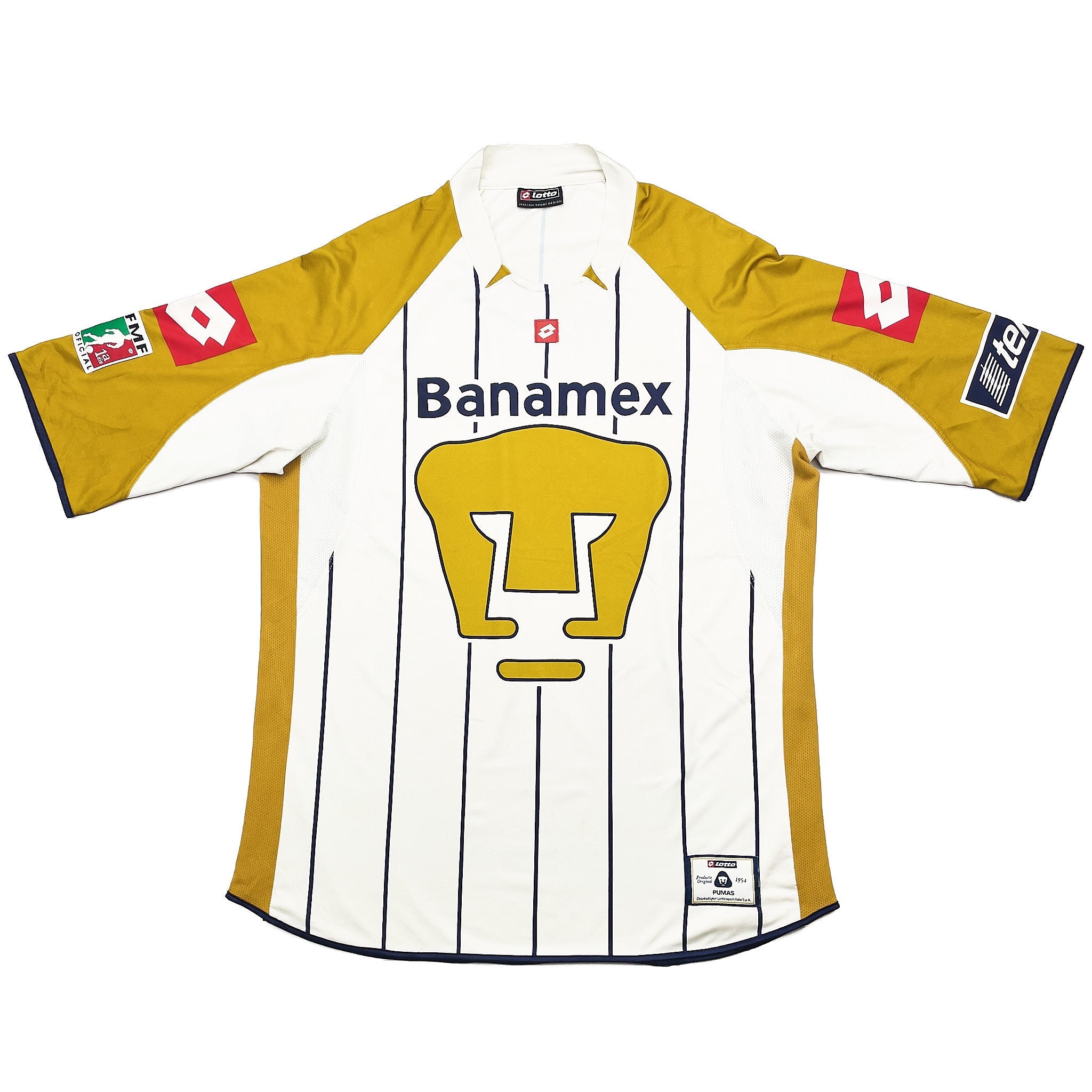 2003/04 UNAM Pumas Home Shirt (L) Lotto – Cult Kits