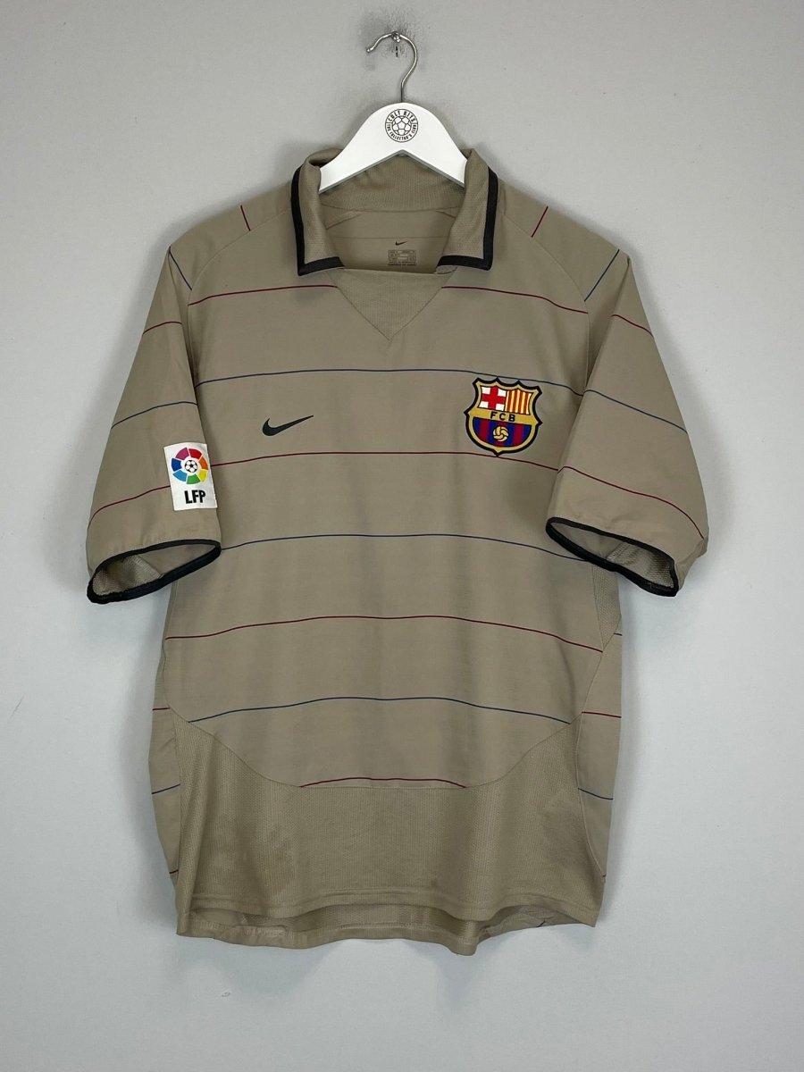 2003/05 BARCELONA RONALDINHO 10 AWAY SHIRT (M) NIKE - Cult Kits - Medium - Buy Vintage Football Shirts, Authentic Retro Football Shirts For Sale, Classic Football Shirts & Soccer Jersey