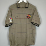 2003/05 BARCELONA RONALDINHO 10 AWAY SHIRT (M) NIKE - Cult Kits - Medium - Buy Vintage Football Shirts, Authentic Retro Football Shirts For Sale, Classic Football Shirts & Soccer Jersey