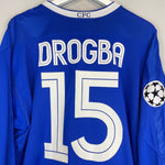 2003/05 CHELSEA DROGBA 15 C/L L/S HOME SHIRT (XXL) UMBRO - Cult Kits - XXL - Buy Vintage Football Shirts, Authentic Retro Football Shirts For Sale, Classic Football Shirts & Soccer Jersey