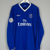 2003/05 CHELSEA DROGBA 15 C/L L/S HOME SHIRT (XXL) UMBRO - Cult Kits - XXL - Buy Vintage Football Shirts, Authentic Retro Football Shirts For Sale, Classic Football Shirts & Soccer Jersey