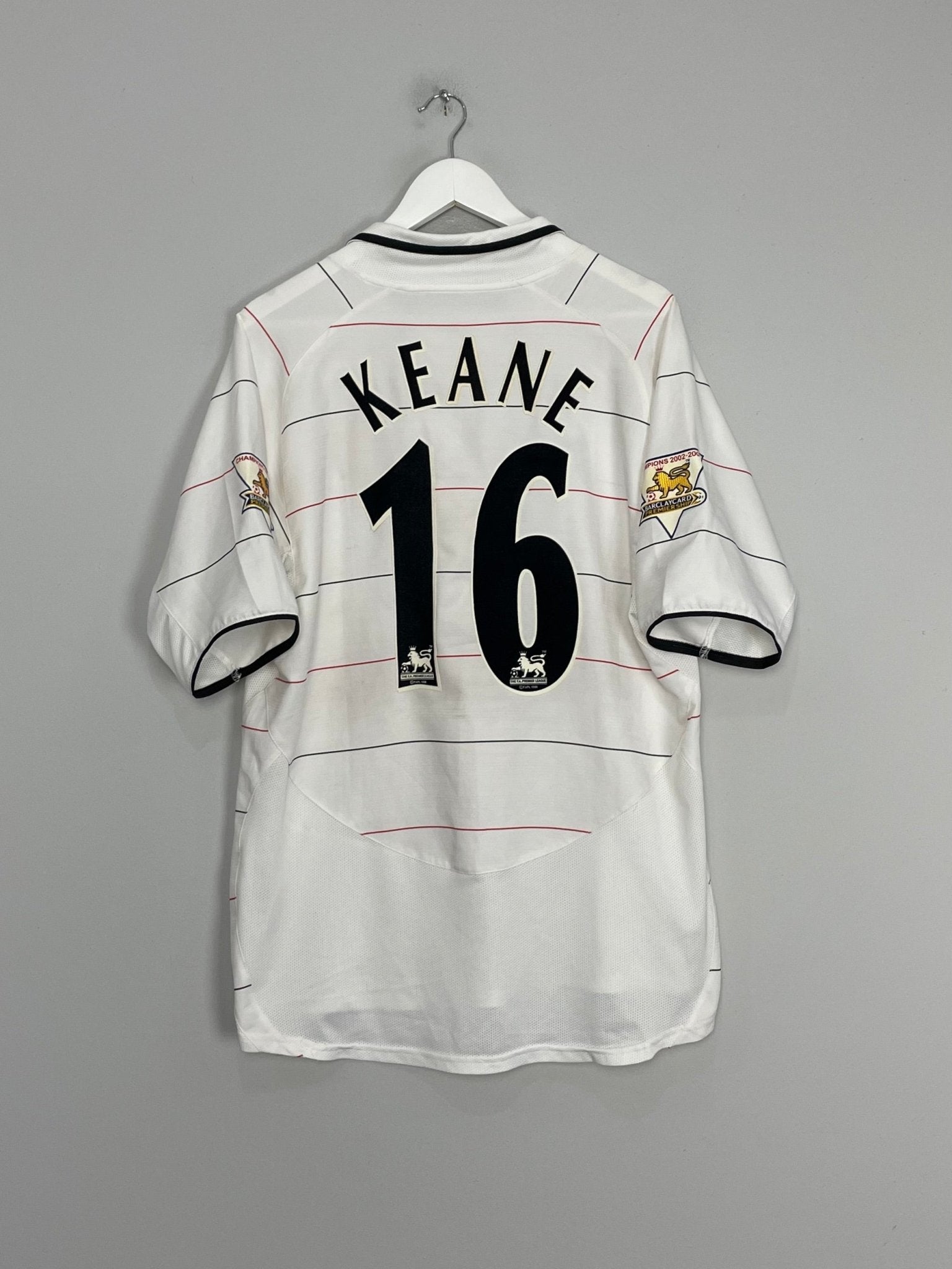 2003/05 MANCHESTER UNITED KEANE #16 AWAY SHIRT (L) NIKE – Cult Kits