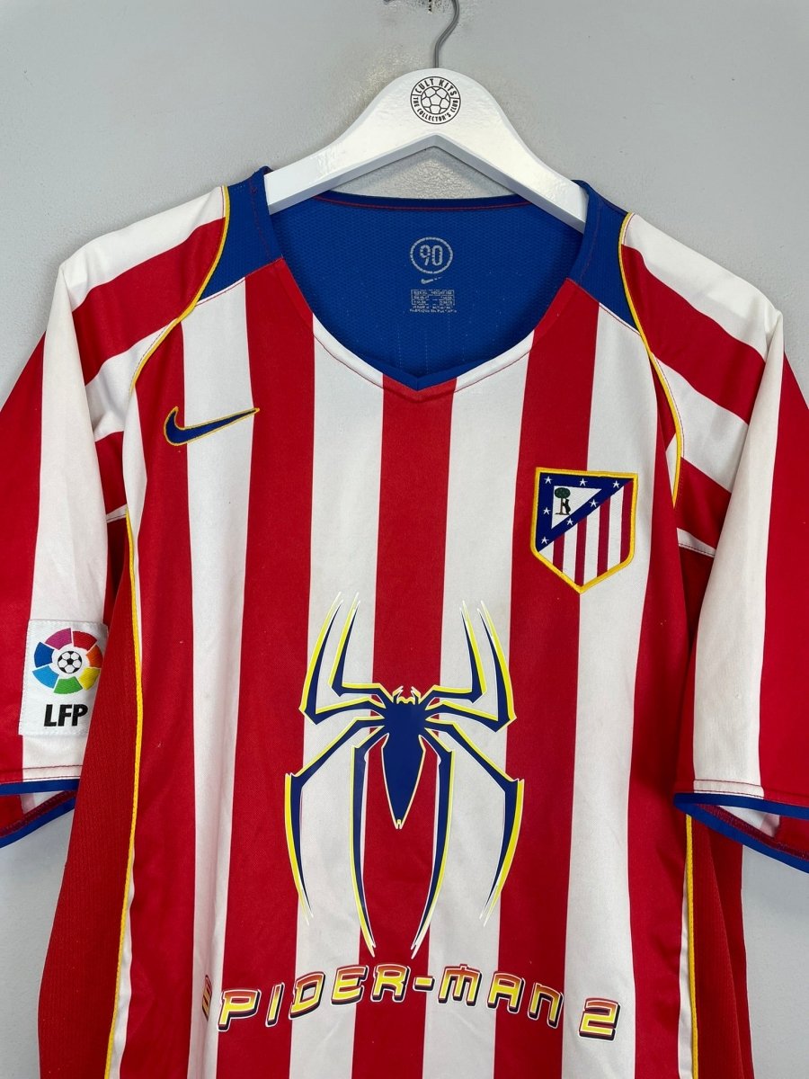 2004/05 ATLETICO MADRID F.TORRES 9 SPIDERMAN HOME SHIRT (XL) NIKE - Cult Kits - XL - Buy Vintage Football Shirts, Authentic Retro Football Shirts For Sale, Classic Football Shirts & Soccer Jersey