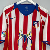 2004/05 ATLETICO MADRID F.TORRES 9 SPIDERMAN HOME SHIRT (XL) NIKE - Cult Kits - XL - Buy Vintage Football Shirts, Authentic Retro Football Shirts For Sale, Classic Football Shirts & Soccer Jersey