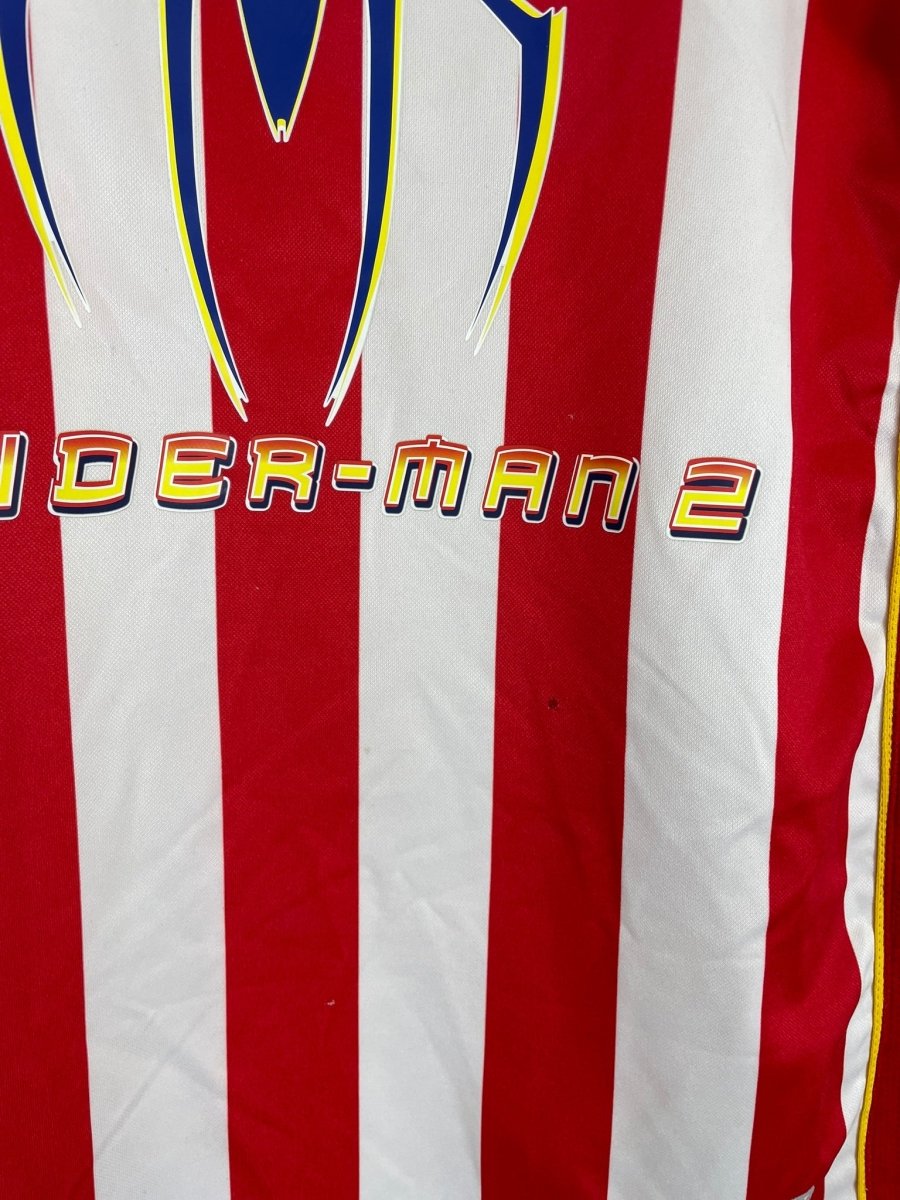 2004/05 ATLETICO MADRID F.TORRES 9 SPIDERMAN HOME SHIRT (XL) NIKE - Cult Kits - XL - Buy Vintage Football Shirts, Authentic Retro Football Shirts For Sale, Classic Football Shirts & Soccer Jersey