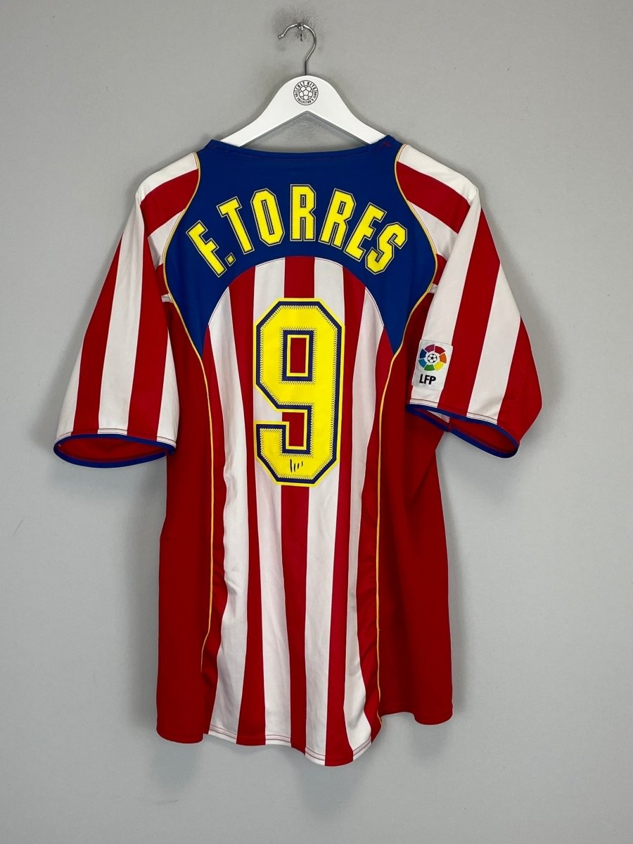 2004/05 ATLETICO MADRID F.TORRES 9 SPIDERMAN HOME SHIRT (XL) NIKE - Cult Kits - XL - Buy Vintage Football Shirts, Authentic Retro Football Shirts For Sale, Classic Football Shirts & Soccer Jersey