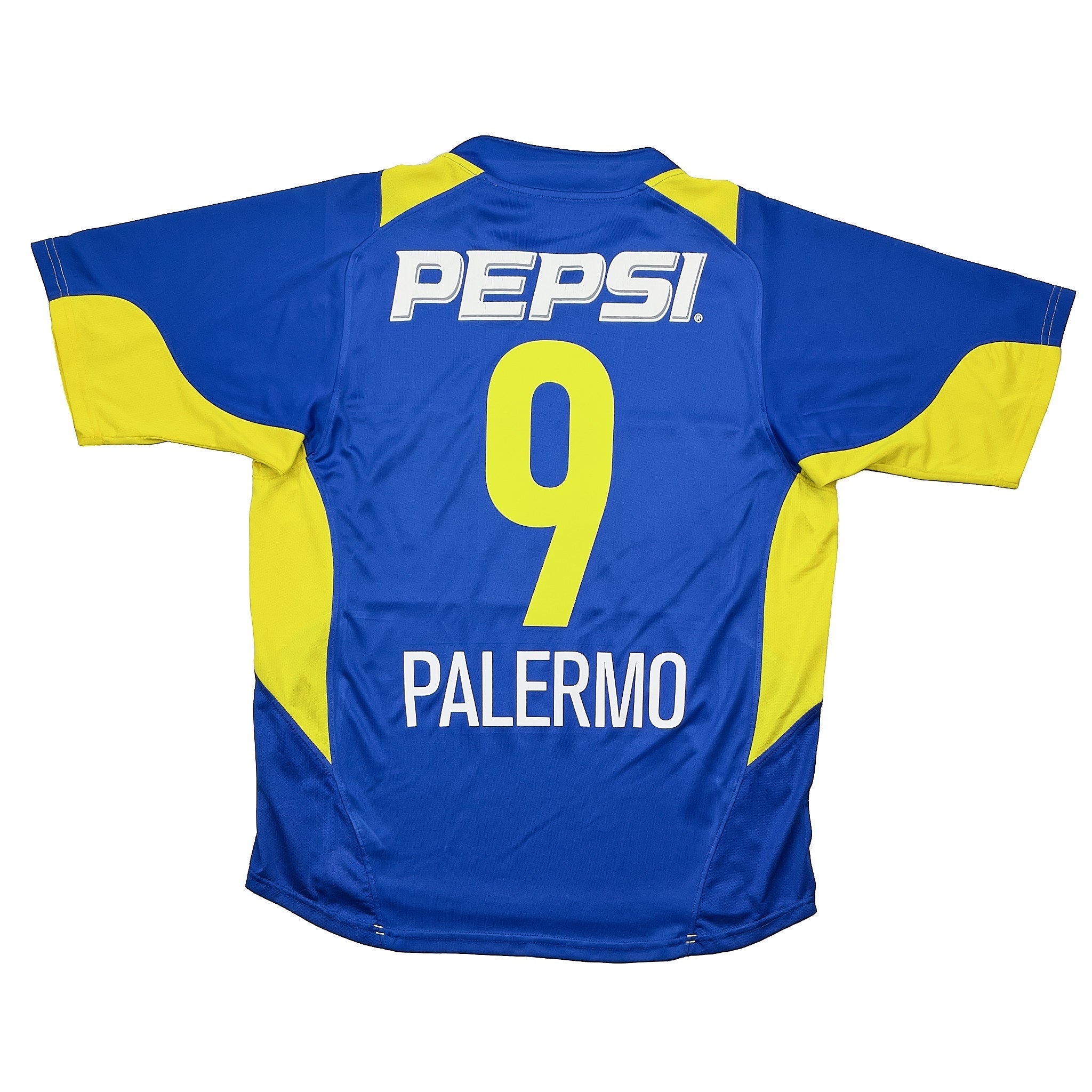 Nike Boca Juniors　シャツ PEPSI 04‐05 ホーム 2004/05 Boca Juniors Palermo #9 Home Shirt (M) Nike – Cult Kits