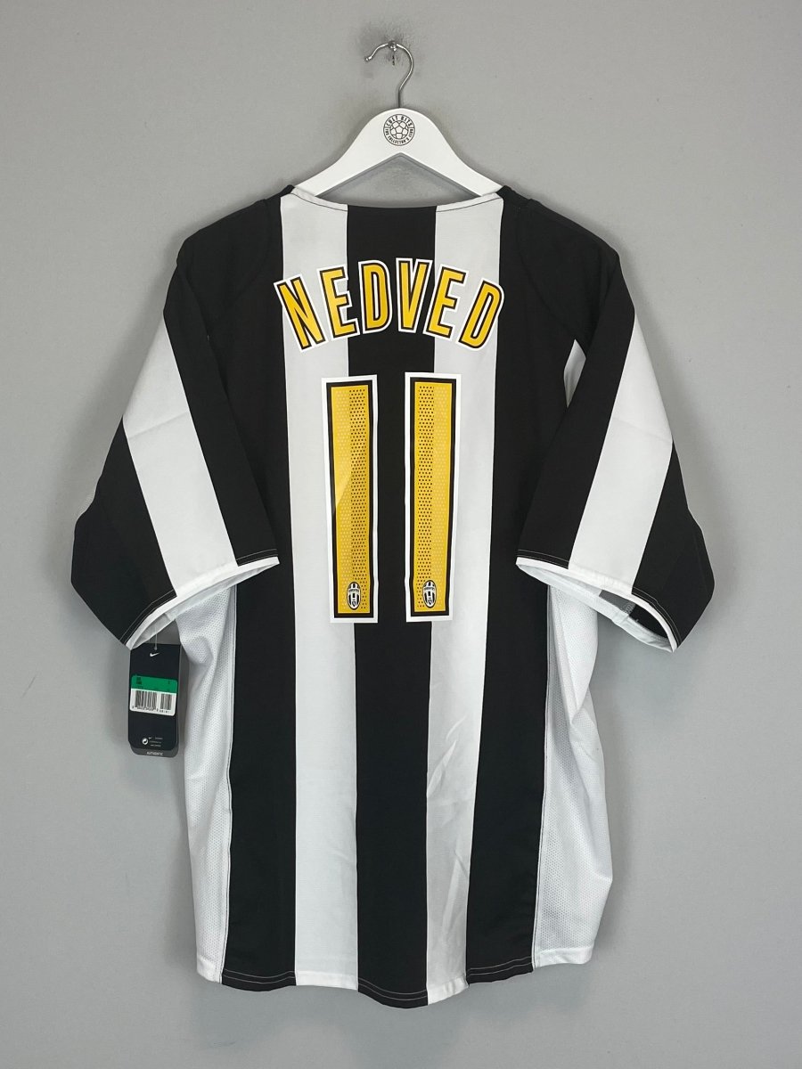 2004/05 JUVENTUS NEDVED 11 *BNWT* HOME SHIRT (XL) NIKE - Cult Kits - XL - Buy Vintage Football Shirts, Authentic Retro Football Shirts For Sale, Classic Football Shirts & Soccer Jersey