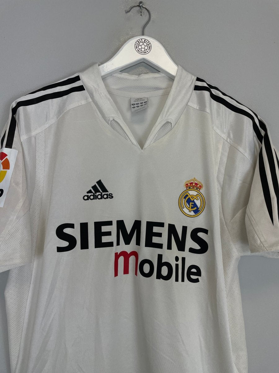 2004/05 REAL MADRID ZIDANE 5 HOME SHIRT (M) ADIDAS - Cult Kits - Medium - Buy Vintage Football Shirts, Authentic Retro Football Shirts For Sale, Classic Football Shirts & Soccer Jersey