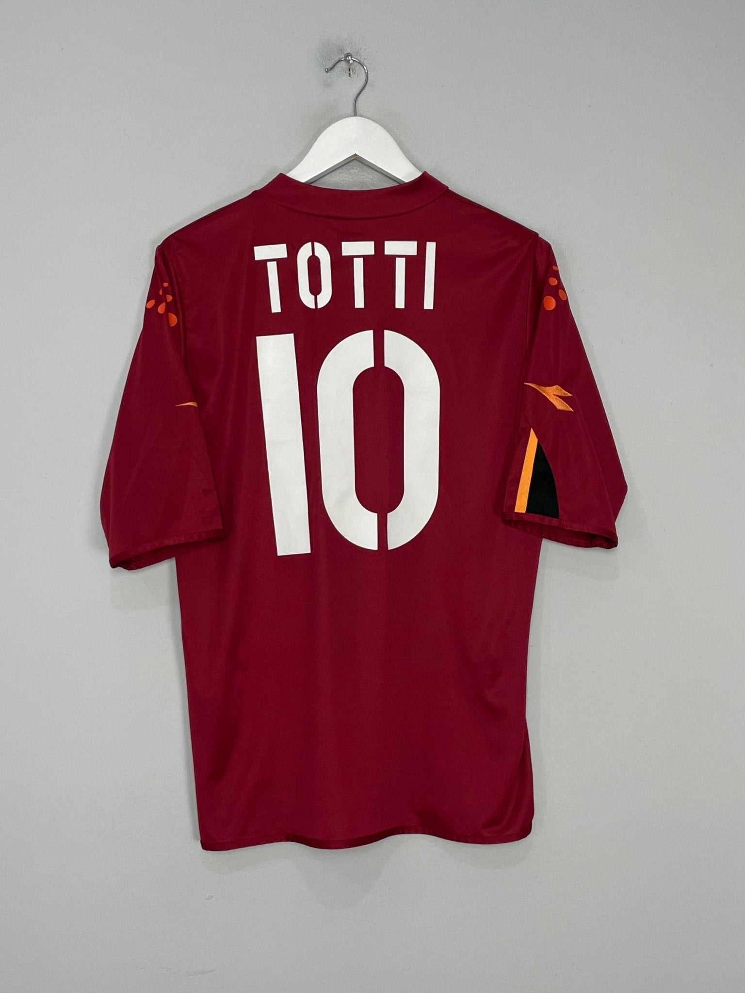 2004/05 ROMA TOTTI #10 HOME SHIRT (XL) DIADORA – Cult Kits