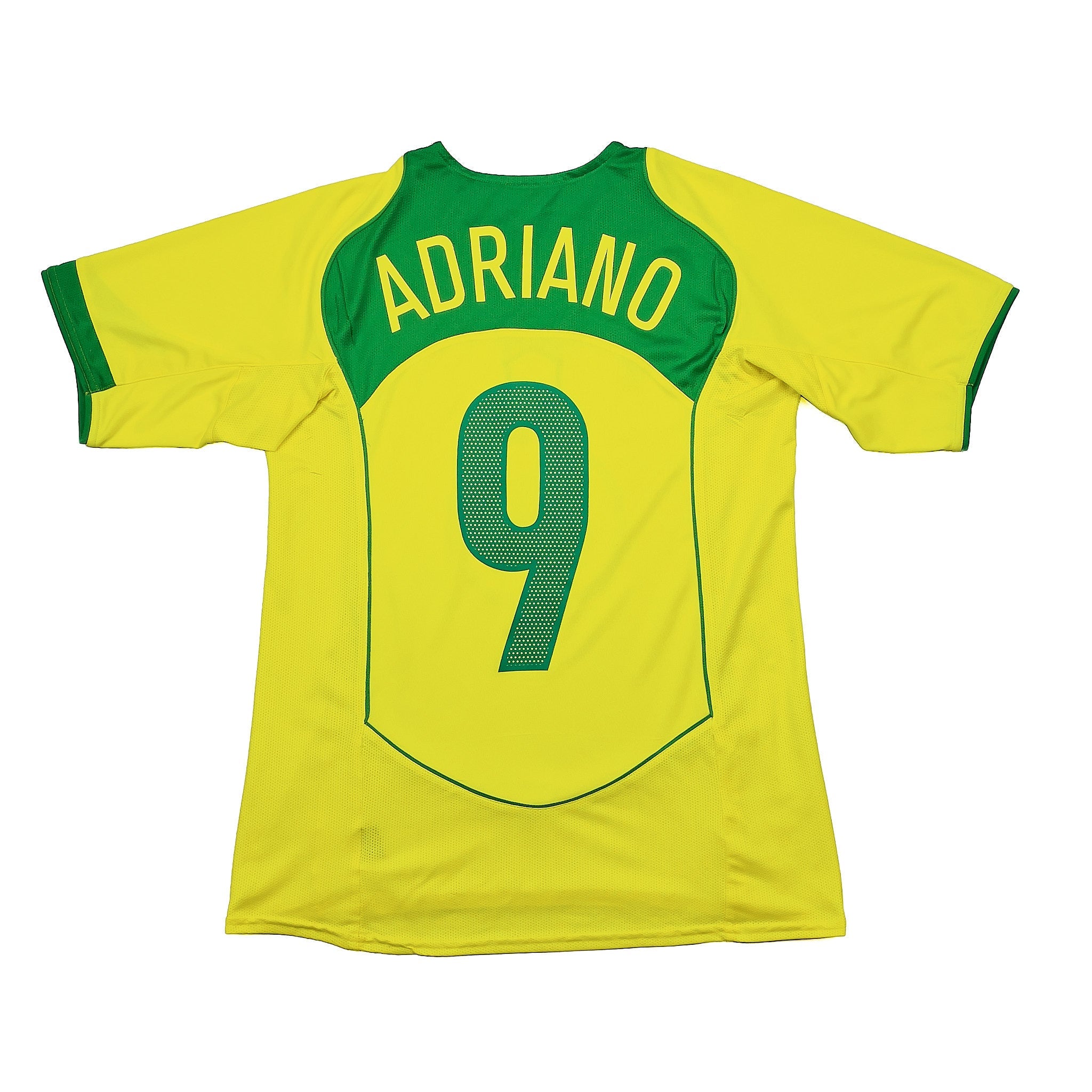 2004/06 BRAZIL ADRIANO #9 HOME SHIRT (S) NIKE – Cult Kits
