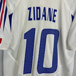 2004/06 FRANCE ZIDANE 10 AWAY SHIRT (M) ADIDAS - Cult Kits - Medium - Buy Vintage Football Shirts, Authentic Retro Football Shirts For Sale, Classic Football Shirts & Soccer Jersey