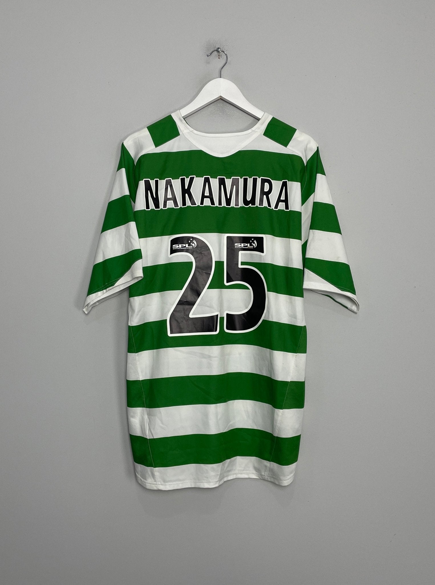 2005/07 CELTIC NAKAMURA #25 HOME SHIRT (XL) NIKE – Cult Kits