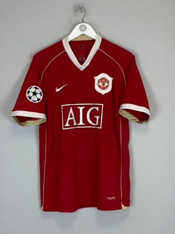 2006/07 MANCHESTER UNITED RONALDO 7 C/L HOME SHIRT (L) NIKE - Cult Kits - Large - Buy Vintage Football Shirts, Authentic Retro Football Shirts For Sale, Classic Football Shirts & Soccer Jersey
