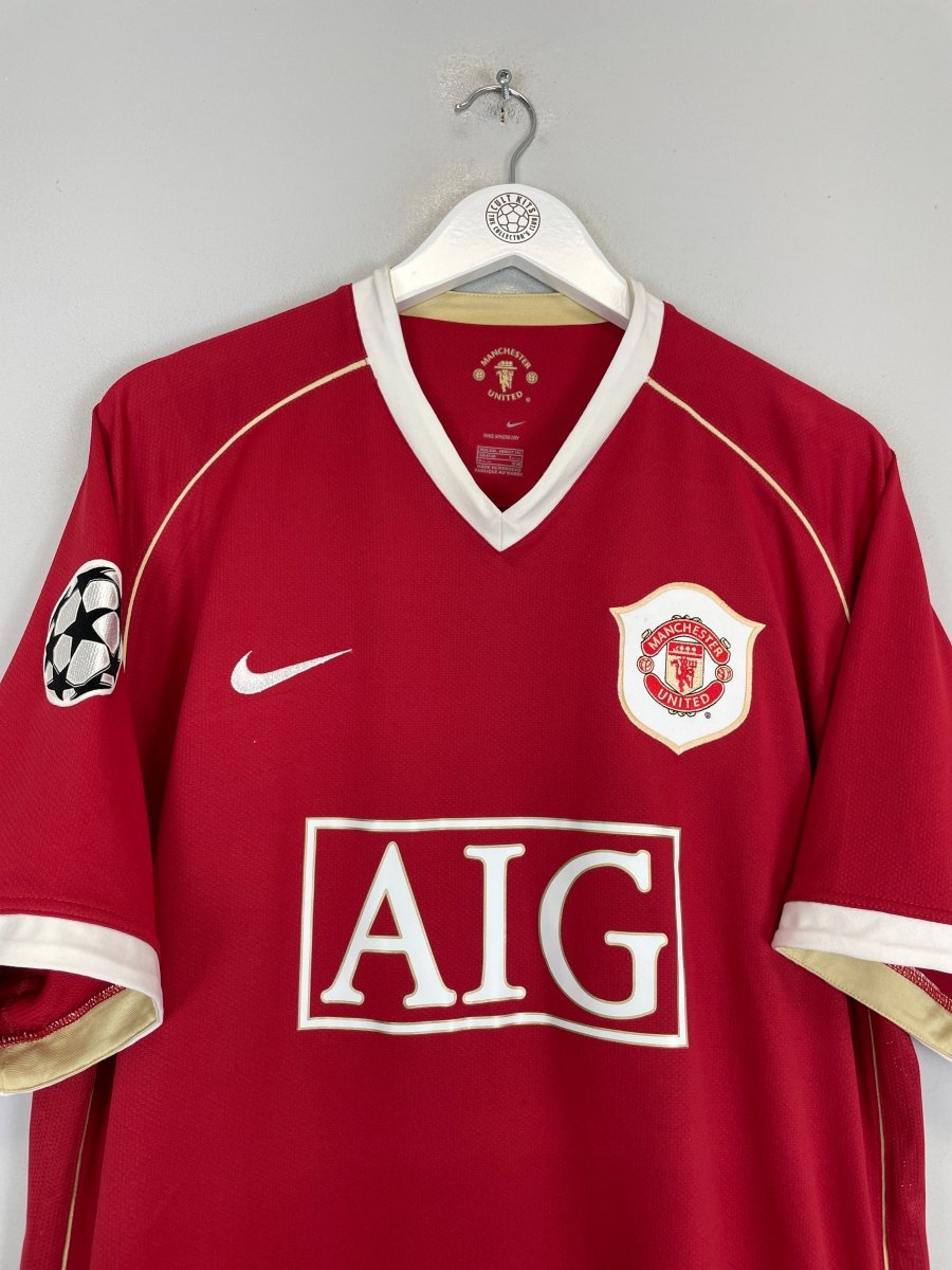 2006/07 MANCHESTER UNITED RONALDO 7 C/L HOME SHIRT (XXL) NIKE - Cult Kits - XXL - Buy Vintage Football Shirts, Authentic Retro Football Shirts For Sale, Classic Football Shirts & Soccer Jersey