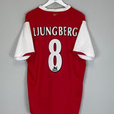 2006/08 ARSENAL LJUNGBERG 8 HOME SHIRT (XL) NIKE - Cult Kits - XL - Buy Vintage Football Shirts, Authentic Retro Football Shirts For Sale, Classic Football Shirts & Soccer Jersey