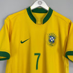 2006/08 BRAZIL ADRIANO 7 HOME SHIRT (L) NIKE - Cult Kits - Large - Buy Vintage Football Shirts, Authentic Retro Football Shirts For Sale, Classic Football Shirts & Soccer Jersey
