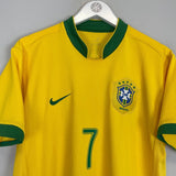 2006/08 BRAZIL ADRIANO 7 HOME SHIRT (L) NIKE - Cult Kits - Large - Buy Vintage Football Shirts, Authentic Retro Football Shirts For Sale, Classic Football Shirts & Soccer Jersey