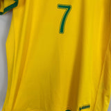 2006/08 BRAZIL ADRIANO 7 HOME SHIRT (L) NIKE - Cult Kits - Large - Buy Vintage Football Shirts, Authentic Retro Football Shirts For Sale, Classic Football Shirts & Soccer Jersey