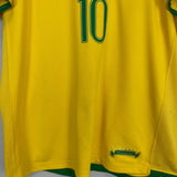 2006/08 BRAZIL RONALDINHO 10 HOME SHIRT (L) NIKE - Cult Kits - Large - Buy Vintage Football Shirts, Authentic Retro Football Shirts For Sale, Classic Football Shirts & Soccer Jersey