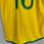 2006/08 BRAZIL RONALDINHO 10 HOME SHIRT (L) NIKE - Cult Kits - Large - Buy Vintage Football Shirts, Authentic Retro Football Shirts For Sale, Classic Football Shirts & Soccer Jersey