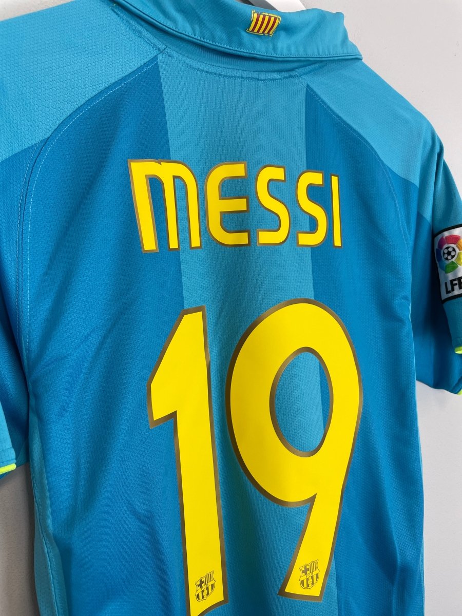 2007/08 BARCELONA MESSI 19 AWAY SHIRT (S) NIKE - Cult Kits - Small - Buy Vintage Football Shirts, Authentic Retro Football Shirts For Sale, Classic Football Shirts & Soccer Jersey