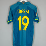 2007/08 BARCELONA MESSI 19 AWAY SHIRT (S) NIKE - Cult Kits - Small - Buy Vintage Football Shirts, Authentic Retro Football Shirts For Sale, Classic Football Shirts & Soccer Jersey