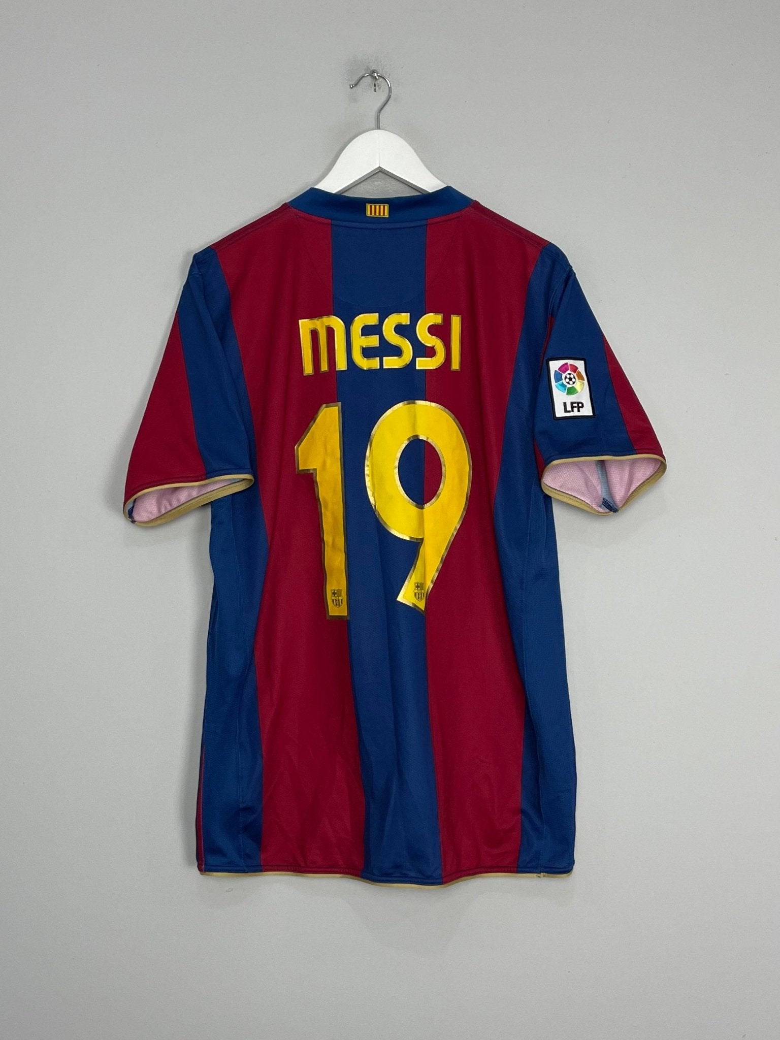 2007/08 BARCELONA MESSI #19 HOME SHIRT (L) NIKE – Cult Kits