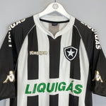 2008 BOTAFOGO 7 HOME SHIRT (L) KAPPA - Cult Kits - Large - Buy Vintage Football Shirts, Authentic Retro Football Shirts For Sale, Classic Football Shirts & Soccer Jersey