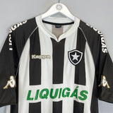 2008 BOTAFOGO 7 HOME SHIRT (L) KAPPA - Cult Kits - Large - Buy Vintage Football Shirts, Authentic Retro Football Shirts For Sale, Classic Football Shirts & Soccer Jersey