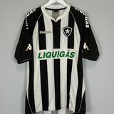 2008 BOTAFOGO 7 HOME SHIRT (L) KAPPA - Cult Kits - Large - Buy Vintage Football Shirts, Authentic Retro Football Shirts For Sale, Classic Football Shirts & Soccer Jersey