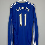 2009/10 CHELSEA DROGBA 11 L/S HOME SHIRT (XL) ADIDAS - Cult Kits - XL - Buy Vintage Football Shirts, Authentic Retro Football Shirts For Sale, Classic Football Shirts & Soccer Jersey