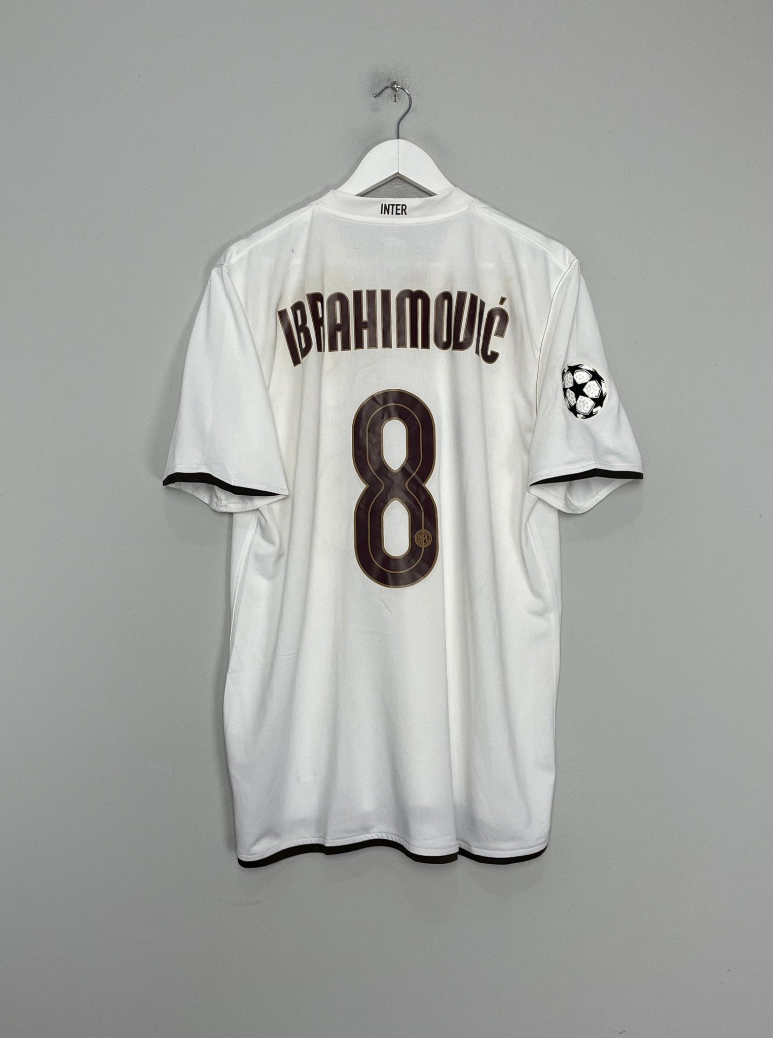 2009/10 INTER MILAN IBRAHIMOVIC #8 C/L AWAY SHIRT (XL) NIKE – Cult