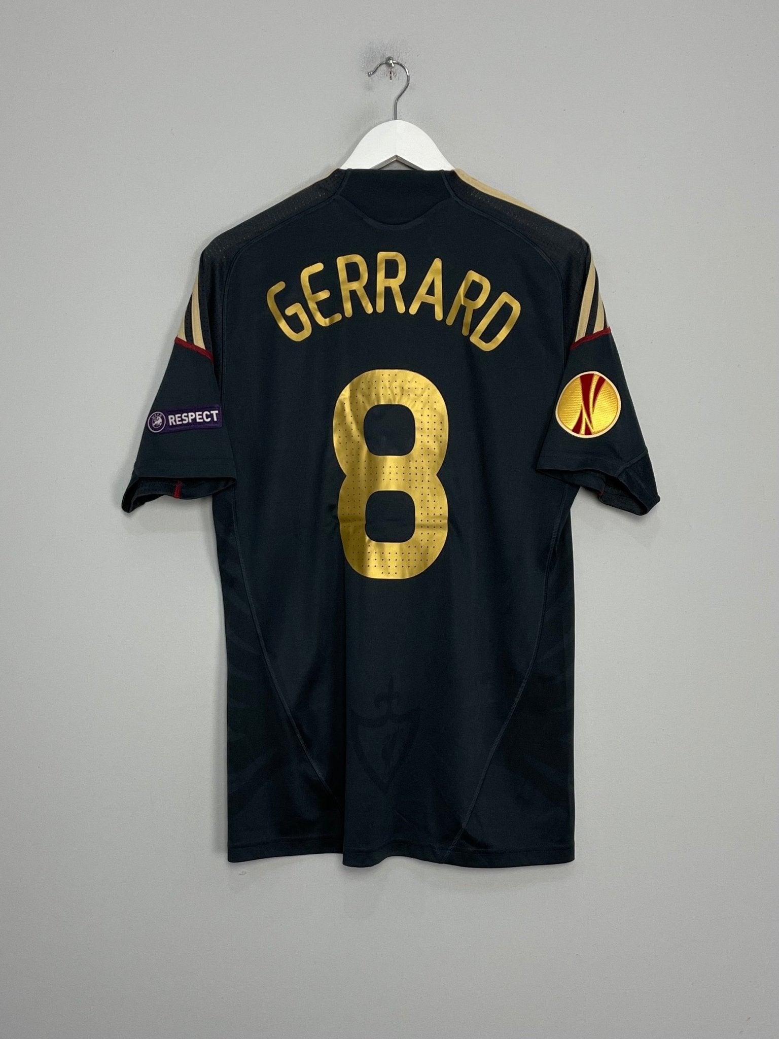 2009/10 LIVERPOOL GERRARD #8 E/L AWAY SHIRT (M) ADIDAS – Cult Kits