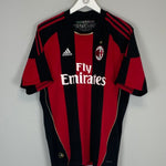 2010/11 AC MILAN RONALDINHO 80 HOME SHIRT (L) ADIDAS - Cult Kits - Large - Buy Vintage Football Shirts, Authentic Retro Football Shirts For Sale, Classic Football Shirts & Soccer Jersey